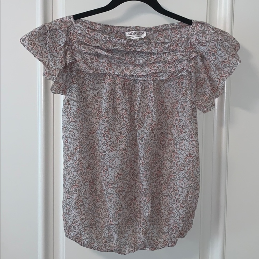 💜 2 for $15 - Max Studio flutter sleeve top